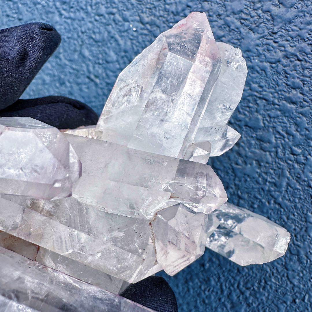 希少高透明度❗️キラキラ☆マニカラン産ヒマラヤ水晶クラスター超強いパワーA1411