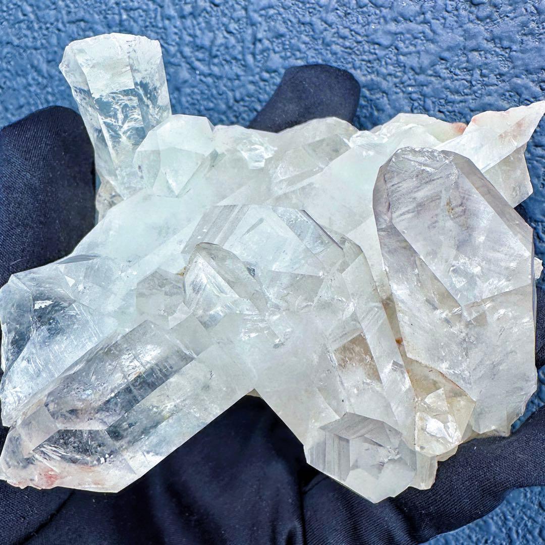 希少高透明度❗️キラキラ☆マニカラン産ヒマラヤ水晶クラスター超強いパワーA1411