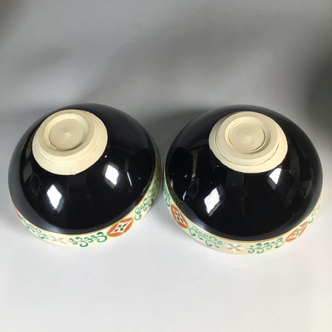 Ｎ４８１　S845 2点！茶碗　十客　『木村山花造』『数茶碗』　共箱　茶道具