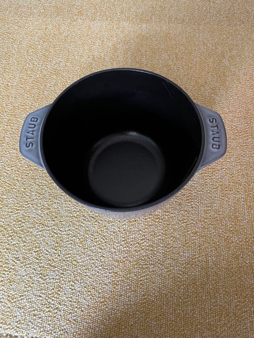 STAUB ストウブ ラ ココット デ ゴハン Mサイズ グレー 16センチ