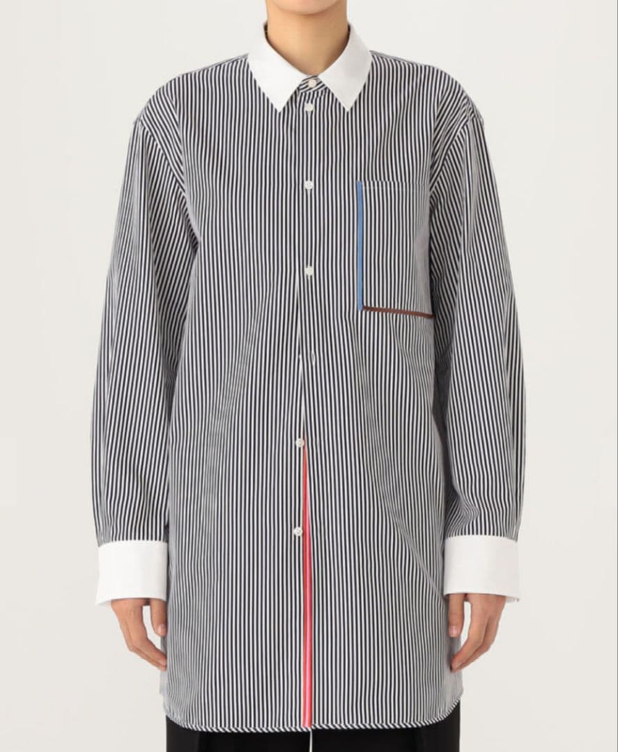 トゥモローランドビーストライプロングシャツ