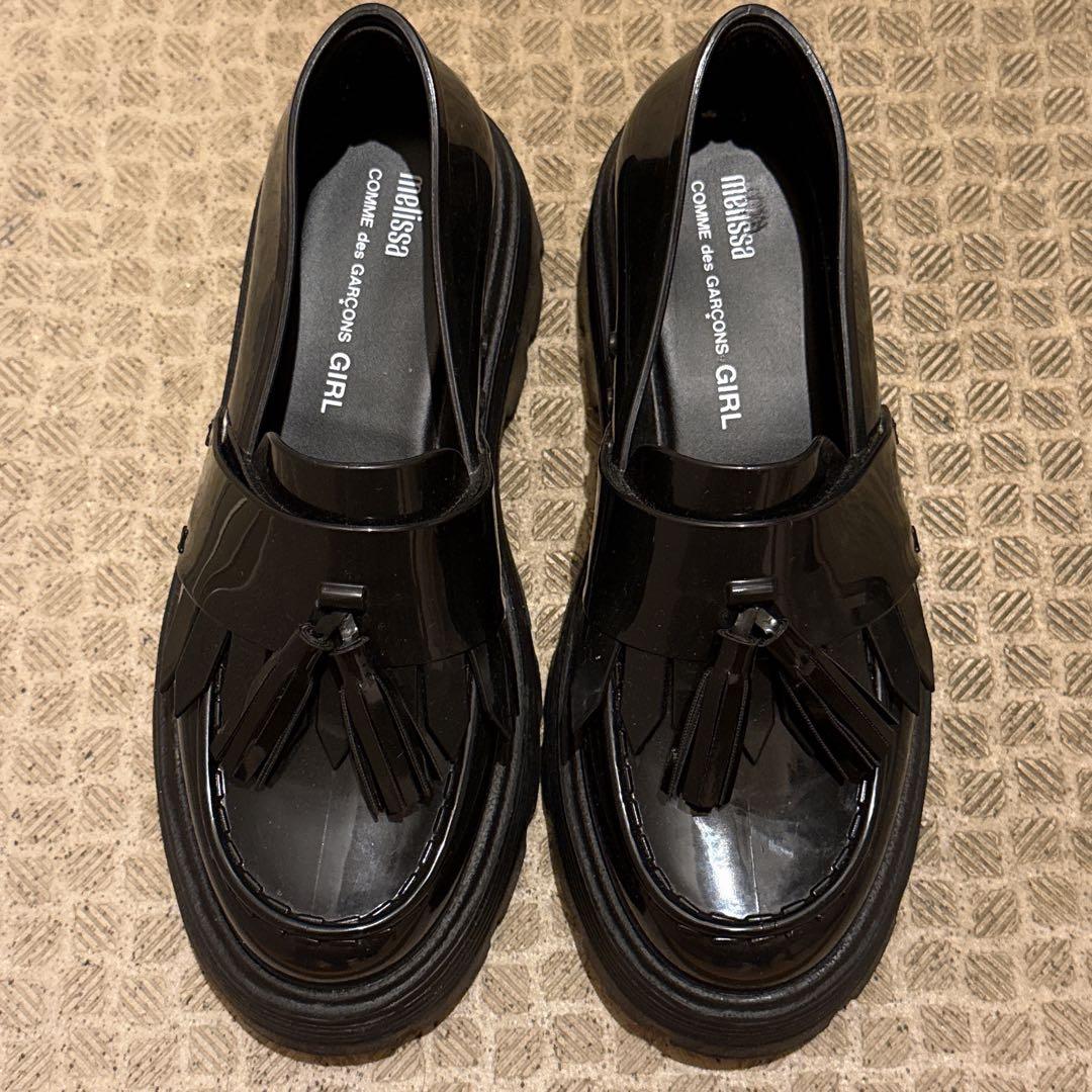 24.5cm Melissa メリッサ　コラボ タッセルローファー ラバー