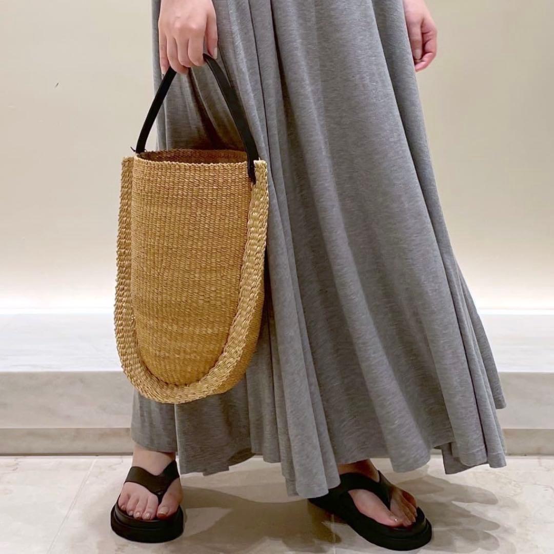 美品 INES BRESSAND RIBBON TAIL バッグ かご バッグ