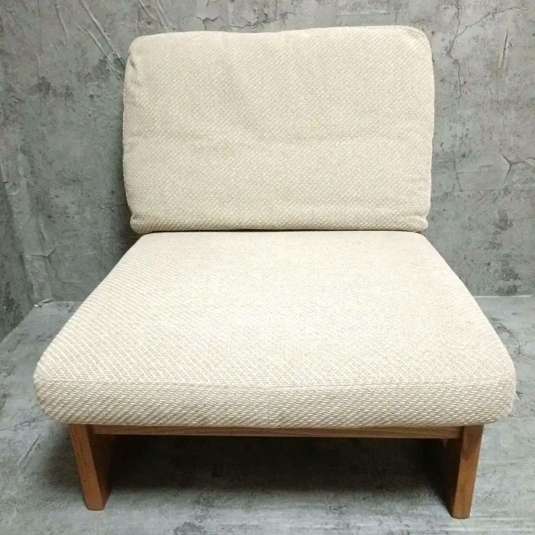 カリモク 木組 ベントウッドソファ プライウッド アームレスソファー レトロ①