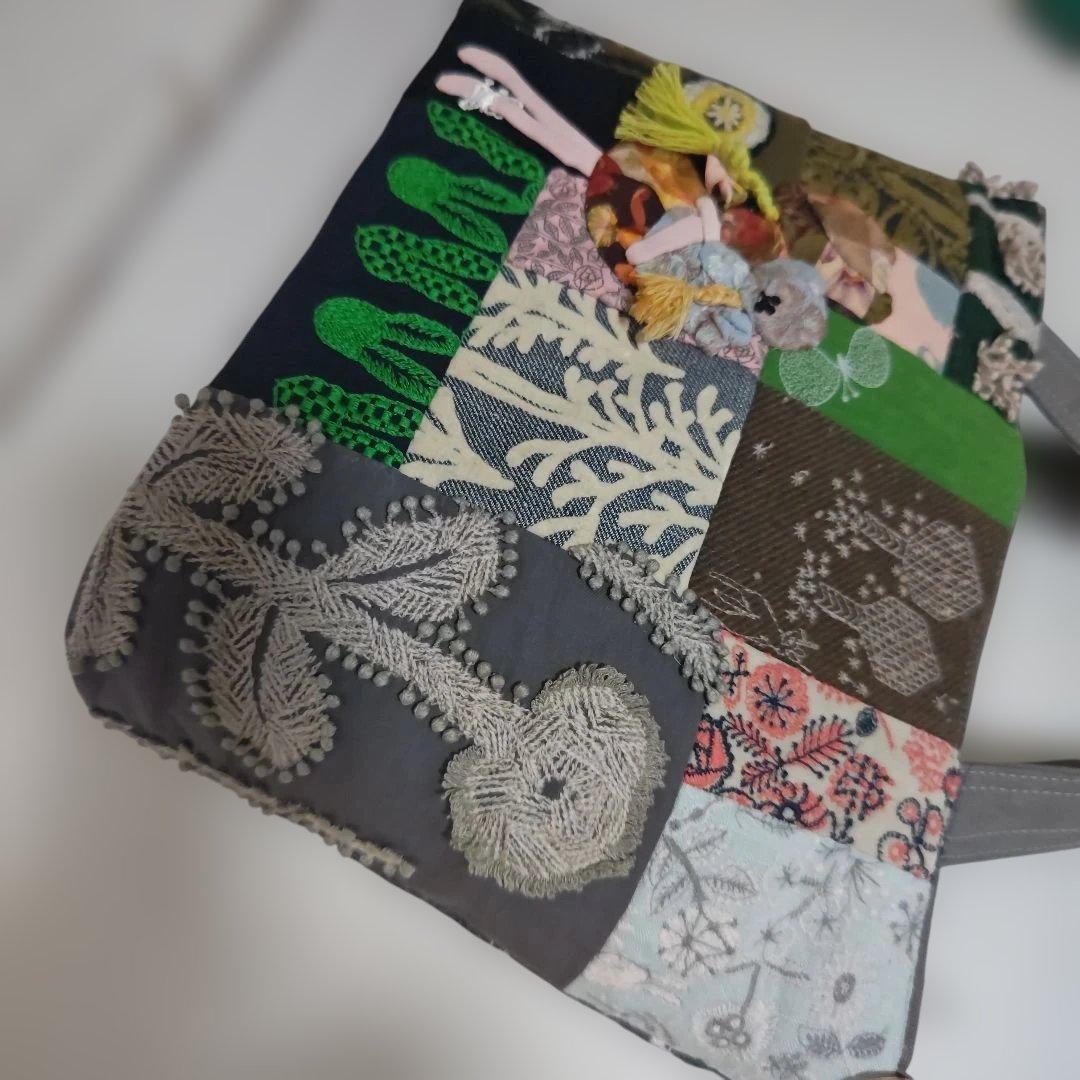 ハンドメイド　ミナペルホネン　スーちゃんバッグ