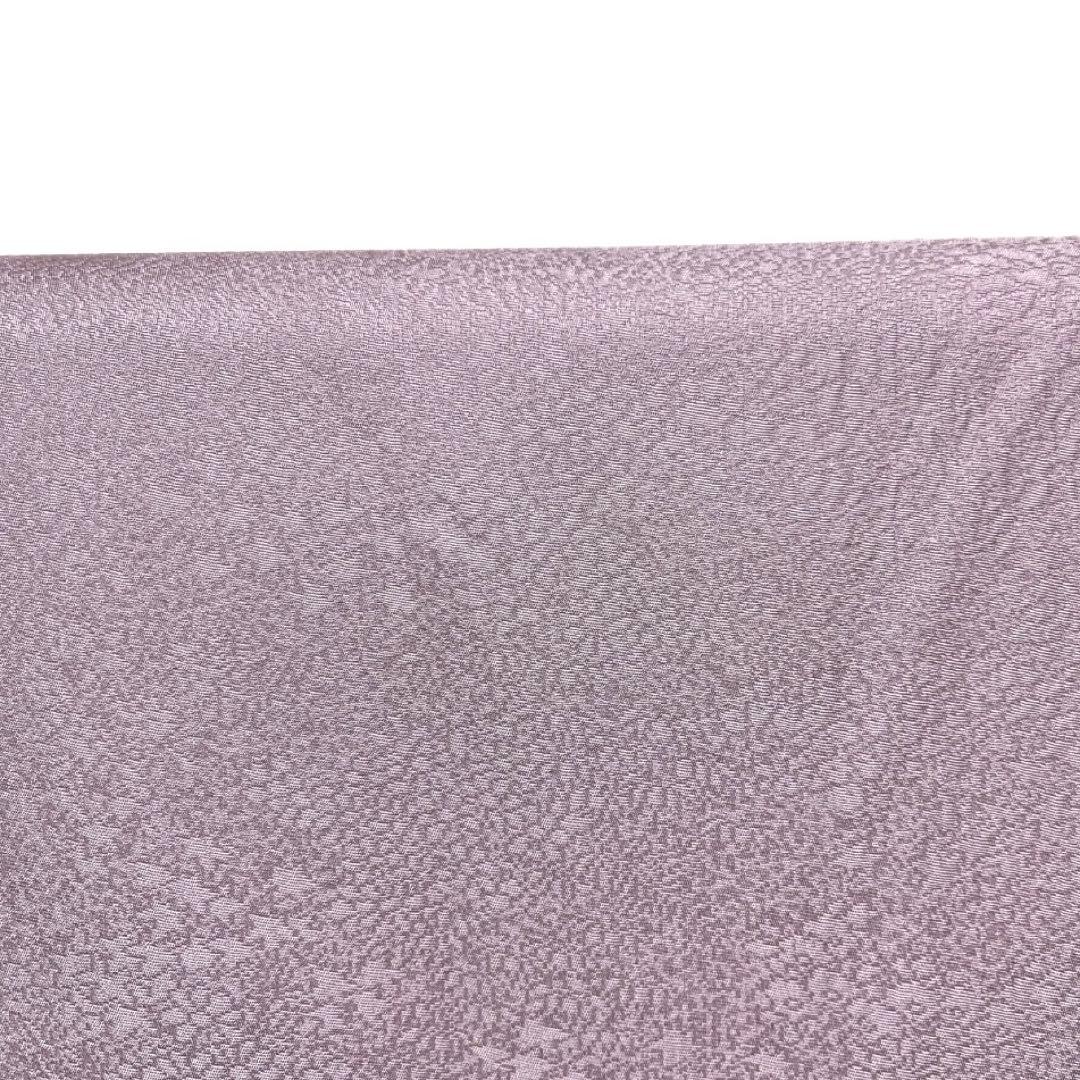 色無地　紋無し　単衣　パープル　パーティ　お食事会　花　楓　着物　064a d