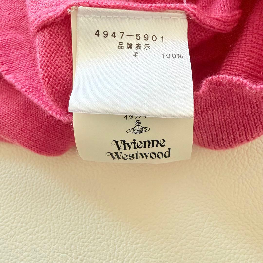 希少　ヴィヴィアンウエスト　ピンク　ニット　ベスト