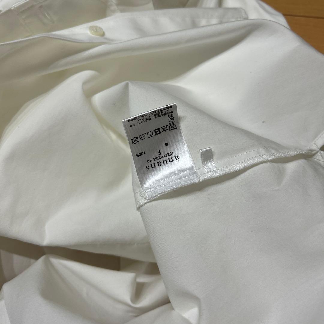 anuans アニュアンス♡ホワイト スタンダードシャツ