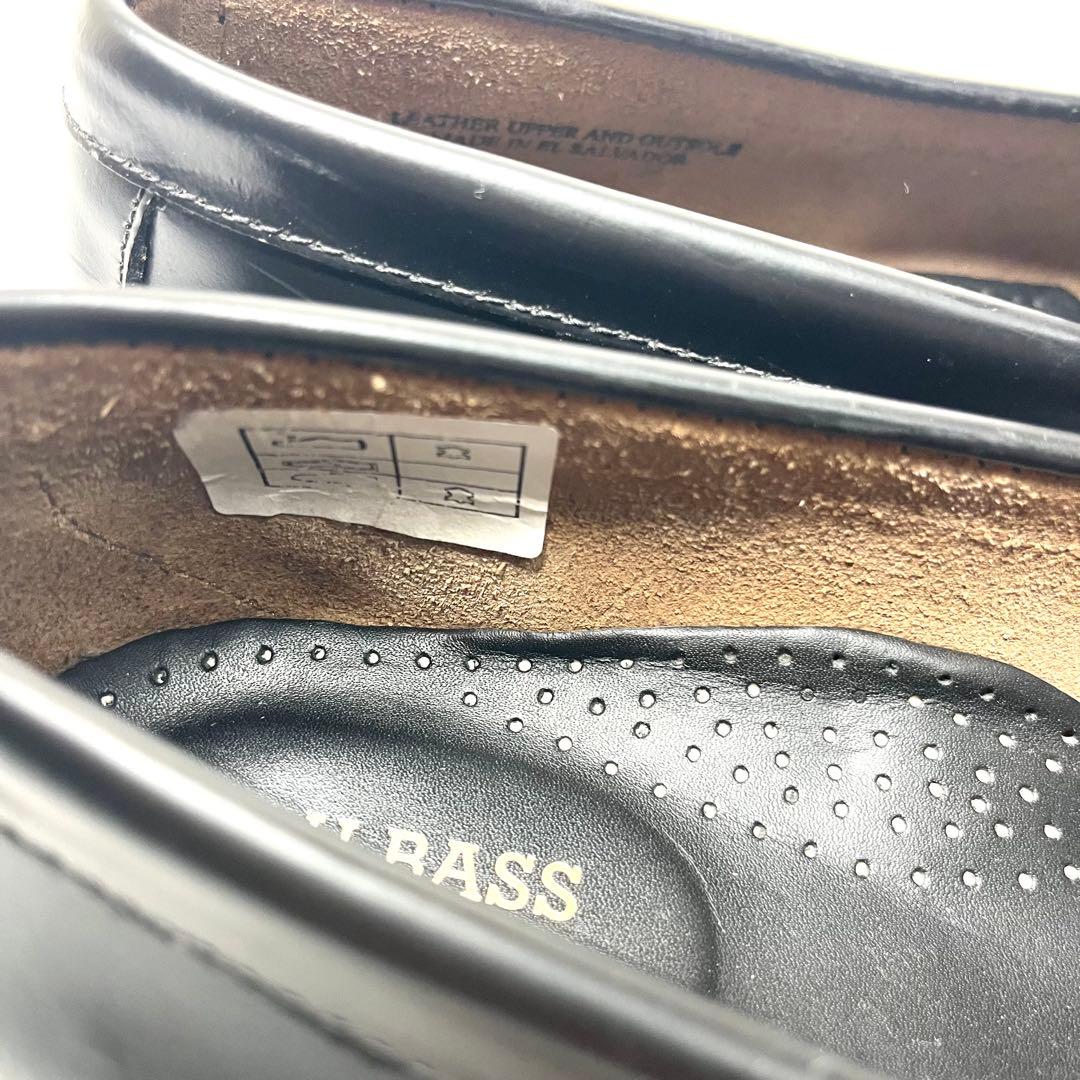 【美品】 G.H.BASS コンビローファー 27.5cm バイカラー 白黒