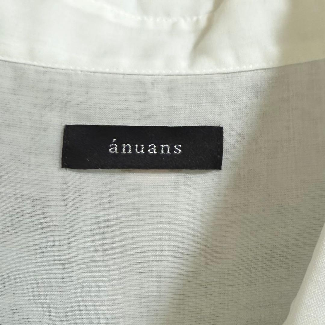 25ss anuans アニュアンス　ミニマルシアーオーバーシャツ