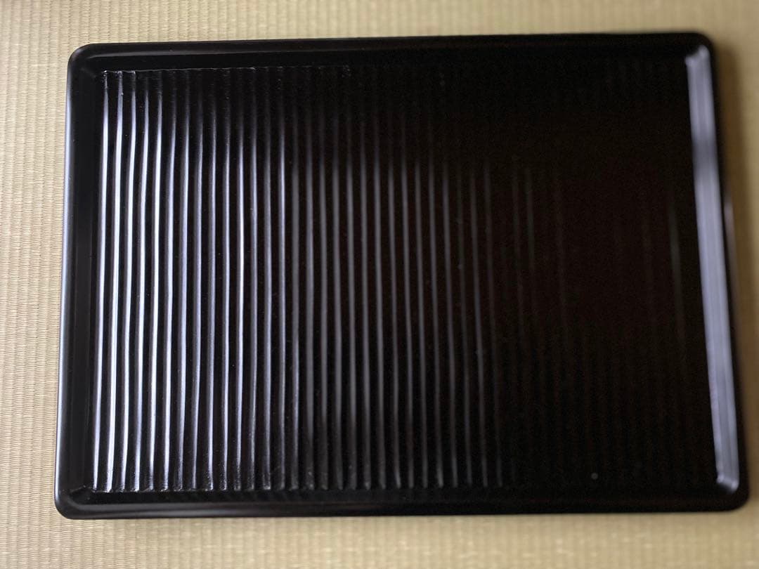 桂　黒漆我谷盆　折敷　№4