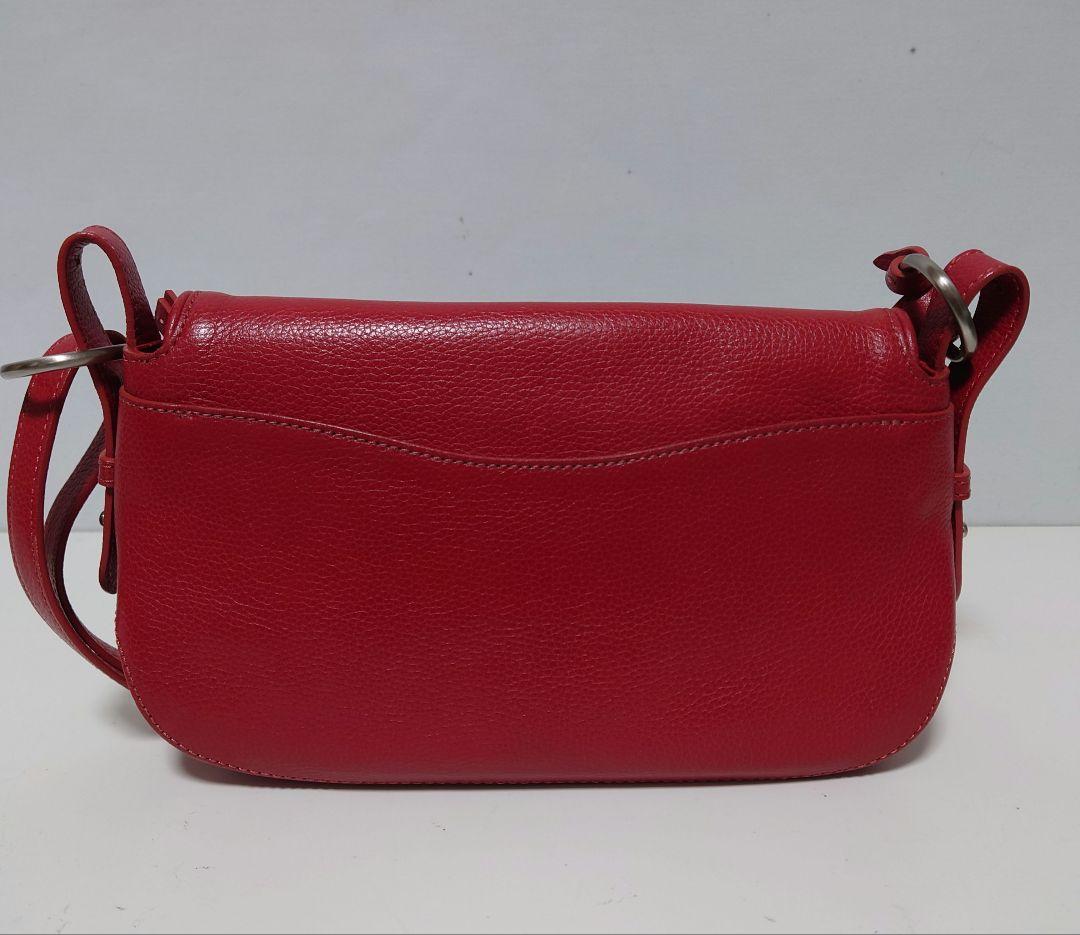 未使用級✨土屋鞄 トーンオイルヌメ クラルテ？ 2way ショルダーバッグ 赤
