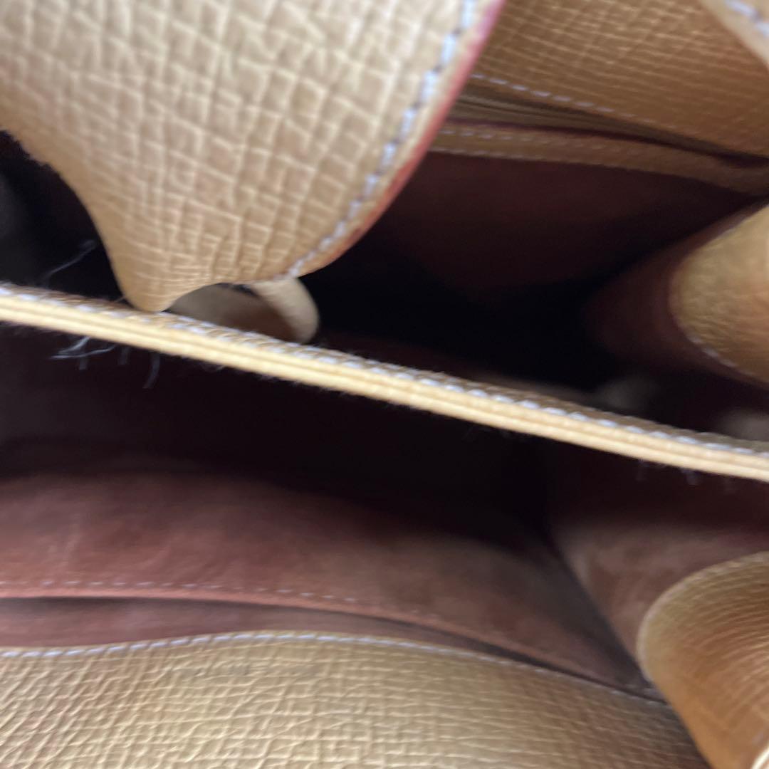 LOEWE イエロー レザー ショルダーバッグ