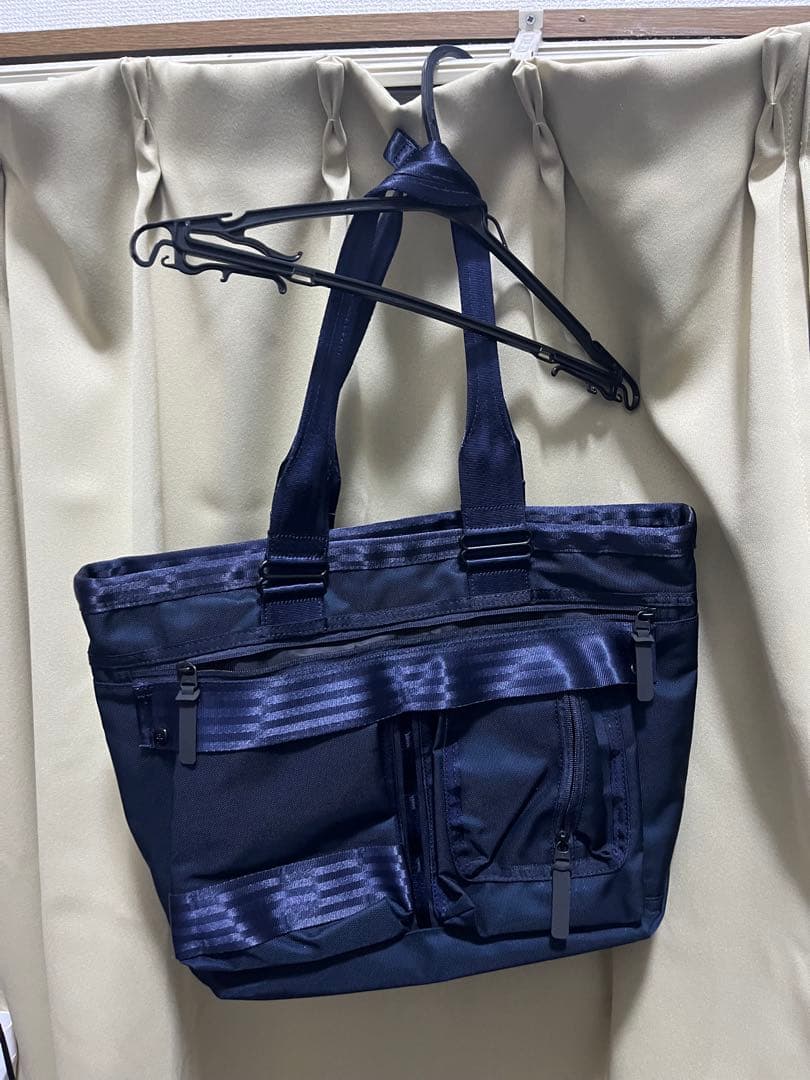 【未使用に近い】エースジーン　ネイビー トートバッグ ナイロン製