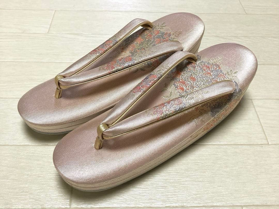 《未使用》伊と忠　草履バッグセット　帯地