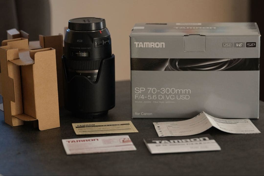 レンズ(ズーム) TAMRON SP 70-300mm F4-5.6 Di VC USD
