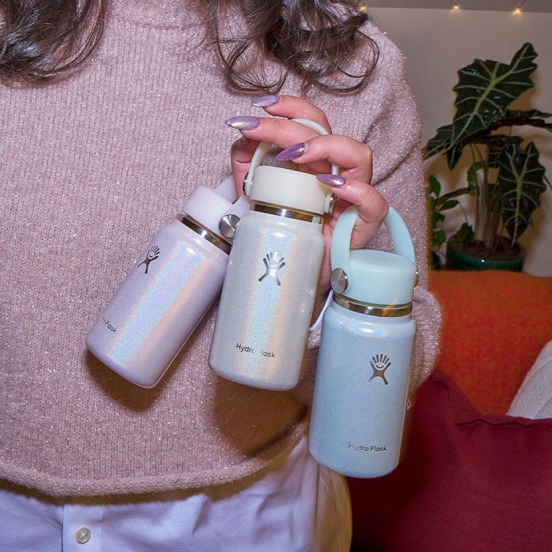限定完売品　新品Hydro Flask 200ml glimmer pink