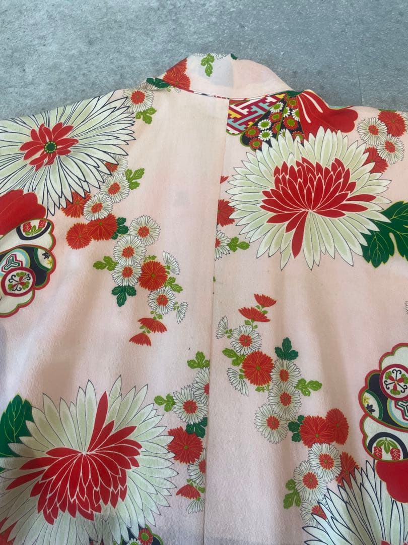 七五三7歳　着物　アンティーク　骨董品　ヴィンテージ　古典柄