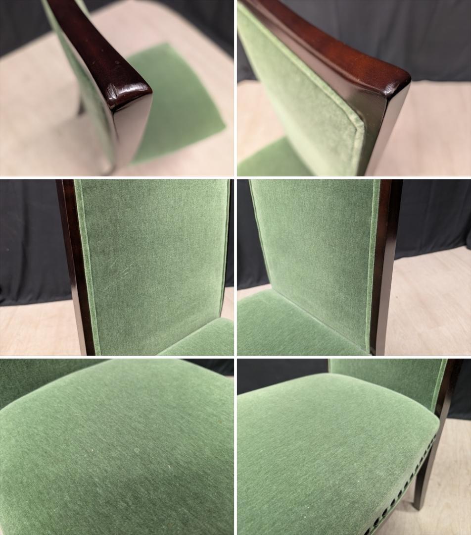 マルニ　ベルサイユ　猫脚　2脚　ダイニングチェア　ハイバック　イス　椅子　B