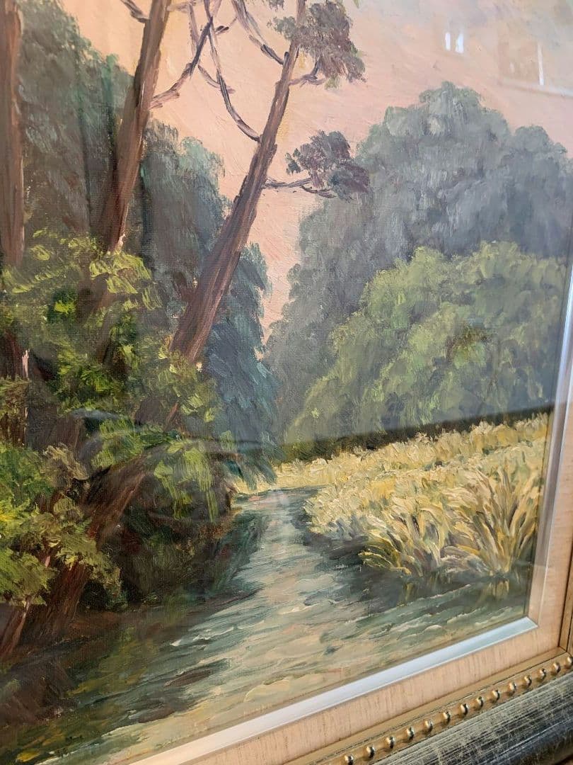 風景画　油絵
