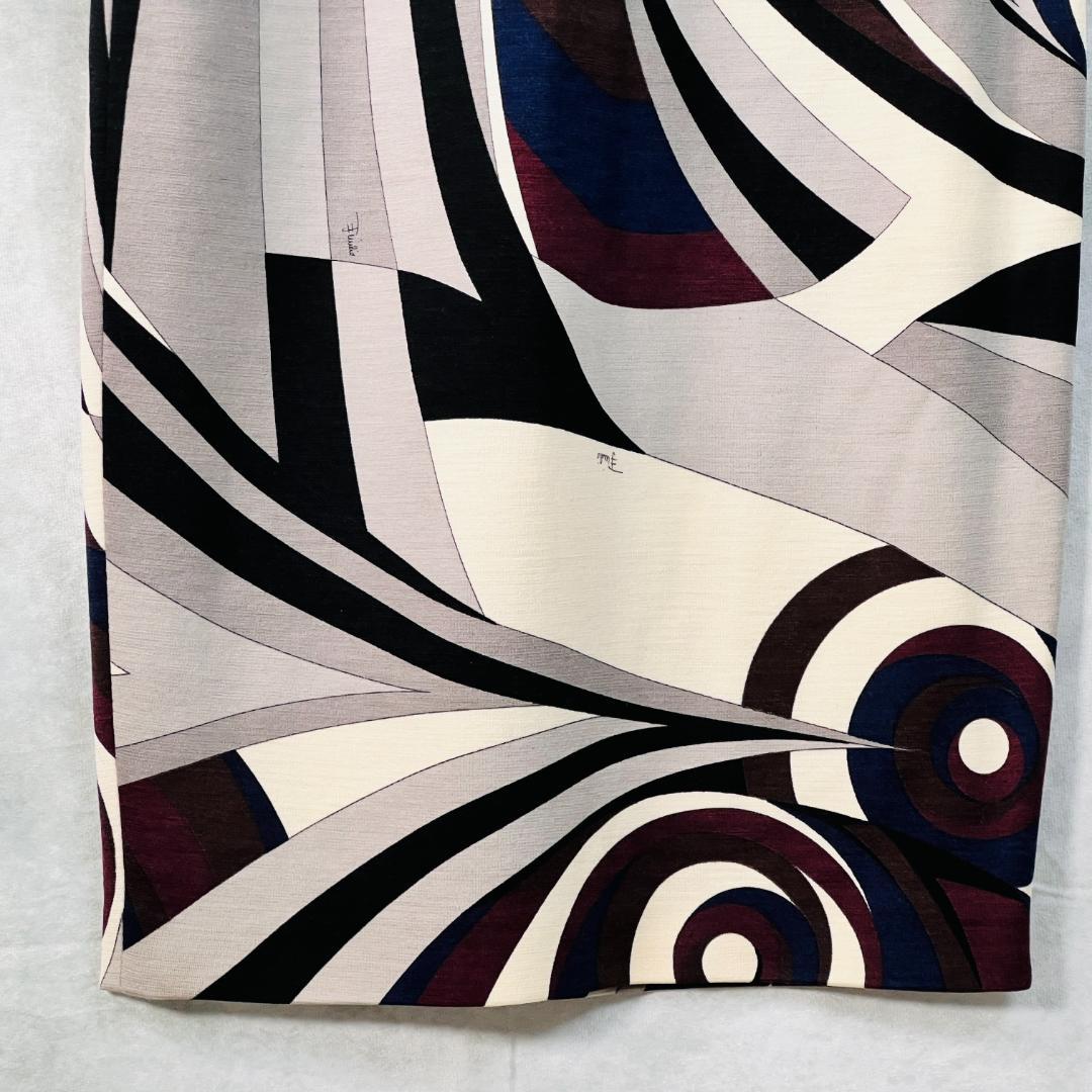 【エミリオプッチ】ワンピース プッチ柄 ウール LVJグループタグ付 S～M