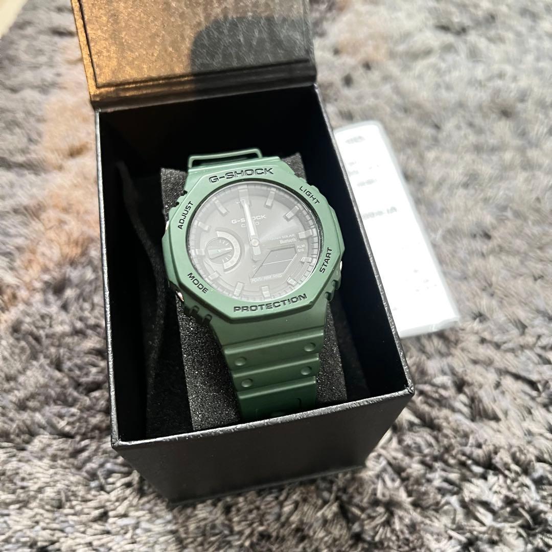 CASIO G-SHOCK GA-B2100-3A グリーン タフソーラー
