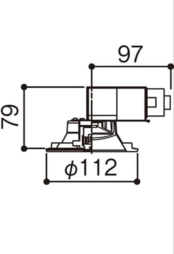 パナソニックLGW72111LE1ダウンライト10個セット