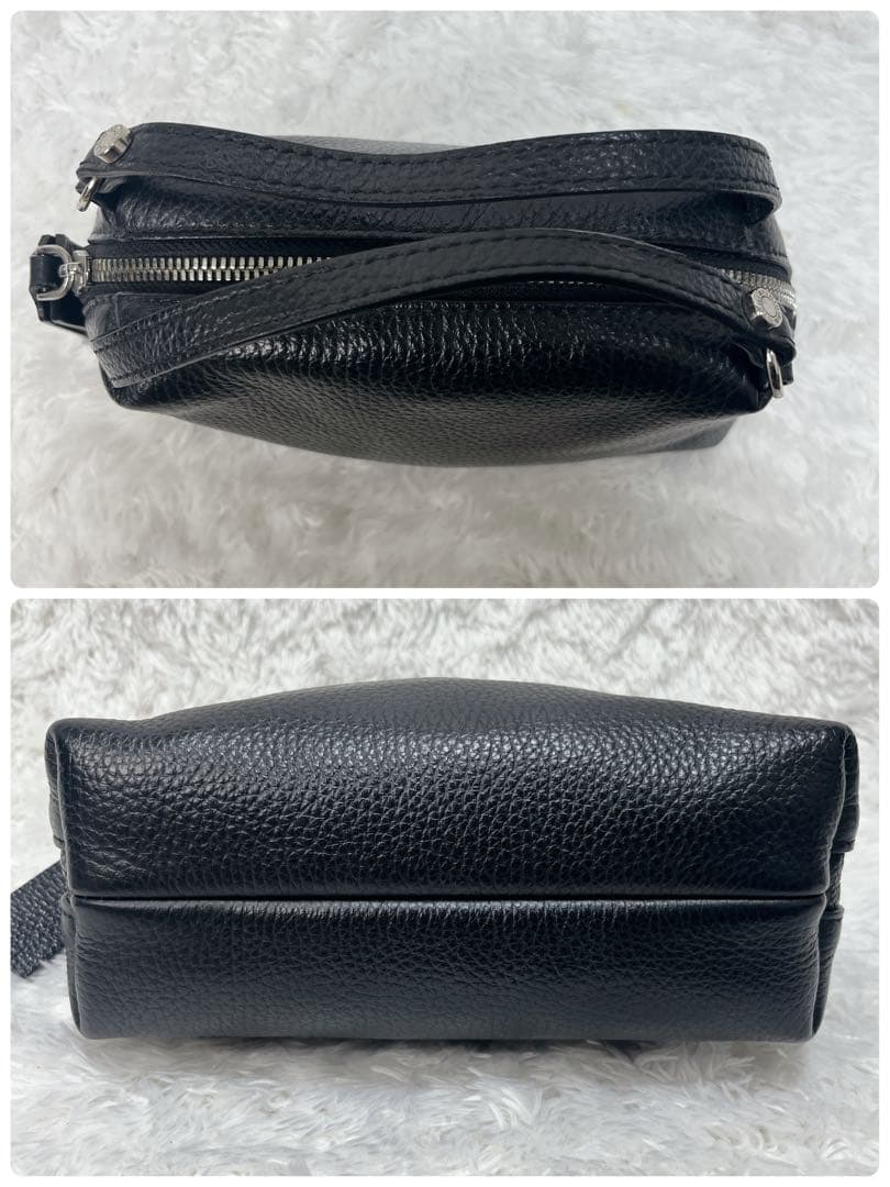 【極美品】GIANNI CHIARINI アリファ S ショルダーバッグ　黒