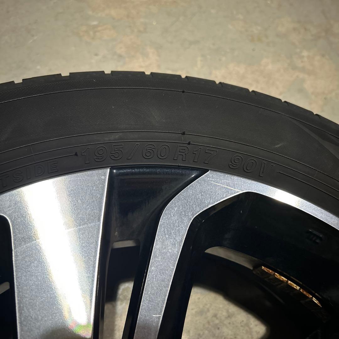 ライズ　195/60R17 タイヤ付ホイール　1本　ジャンク品