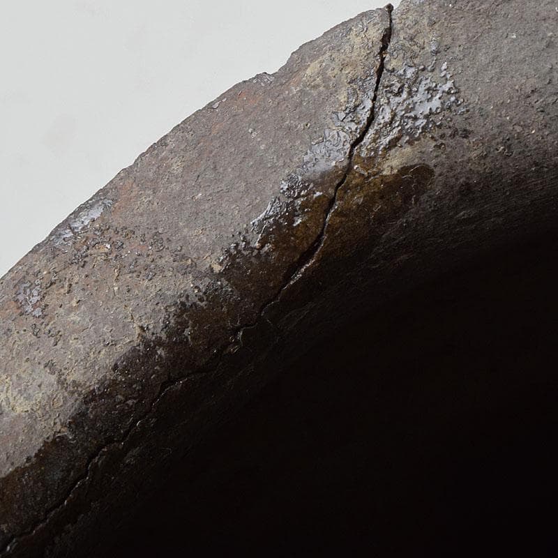 時代古陶磁　珠洲焼　古珠洲須恵器　線文壷　V　R9475H