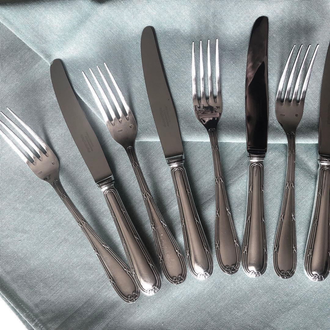 シルバープレート　ナイフフォークセット　フリオネフランソワ社　ヴィンテージ