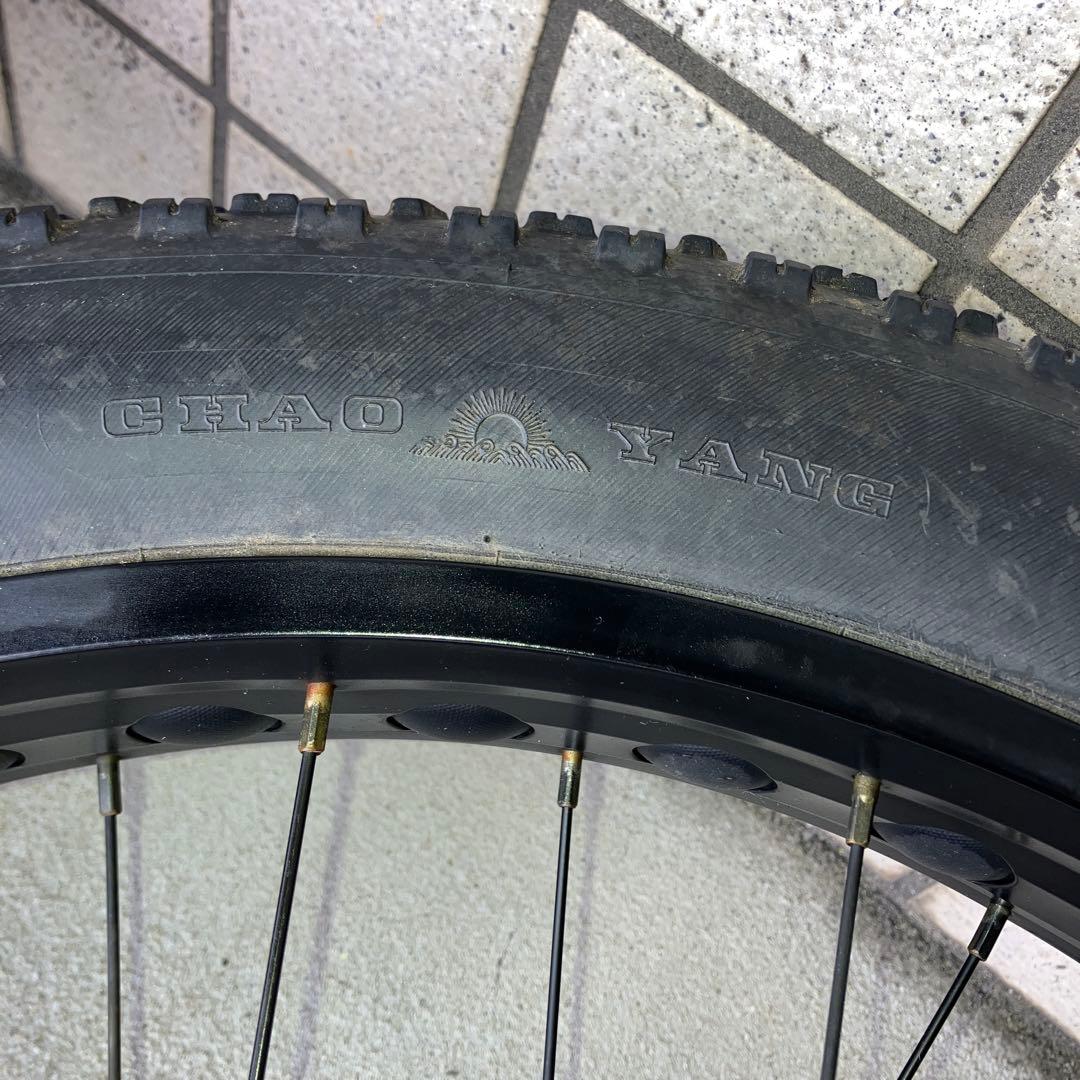 ファットバイク　タイヤ（CHAO YANG）&リム　26×4.0 前後セット