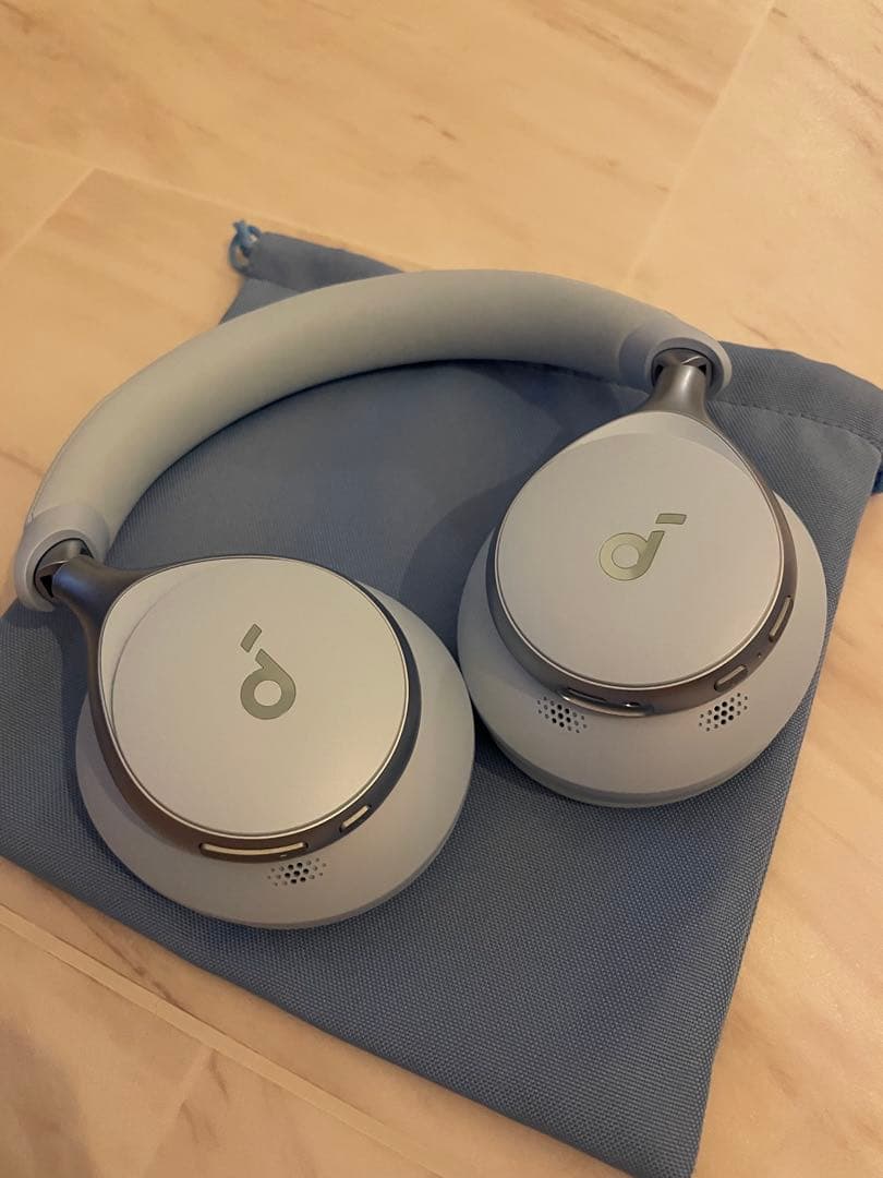 Anker Soundcore Space One ワイヤレスヘッドホン ブルー