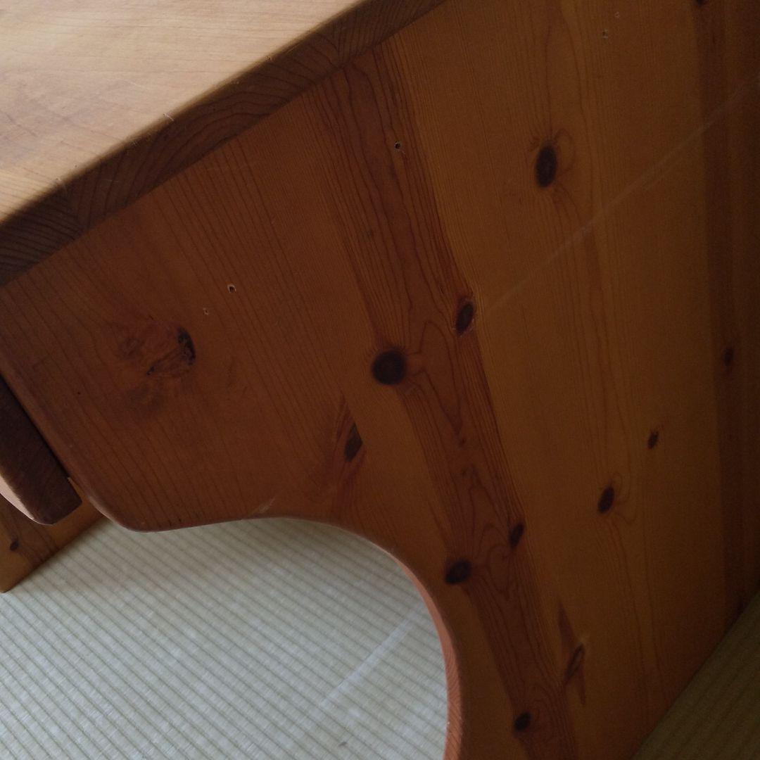 天然木パイン材　学習机