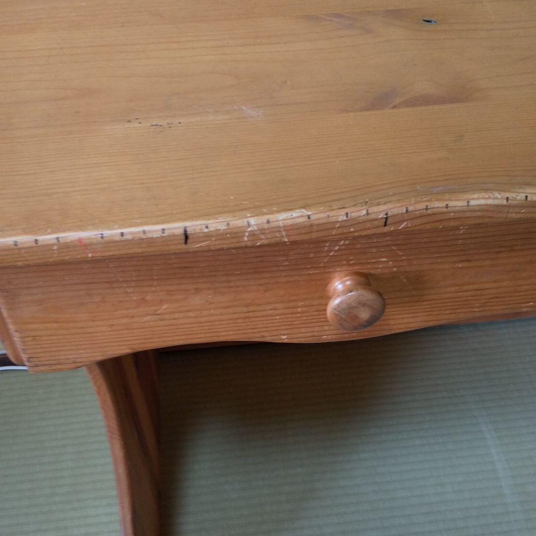 天然木パイン材　学習机