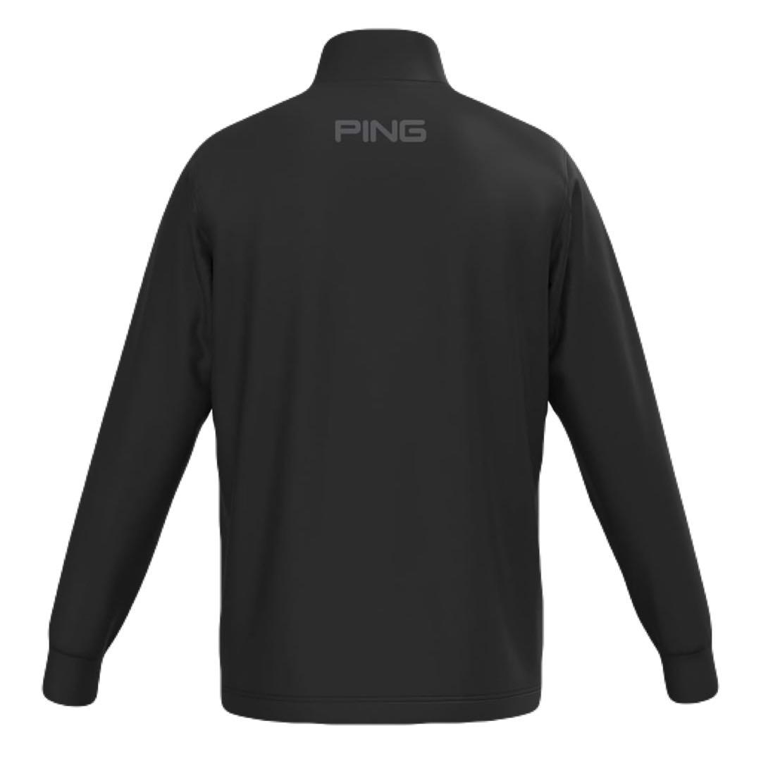 PING GOLF ストレッチ ピンソニックキルトハイブリットブルゾン／BK／M