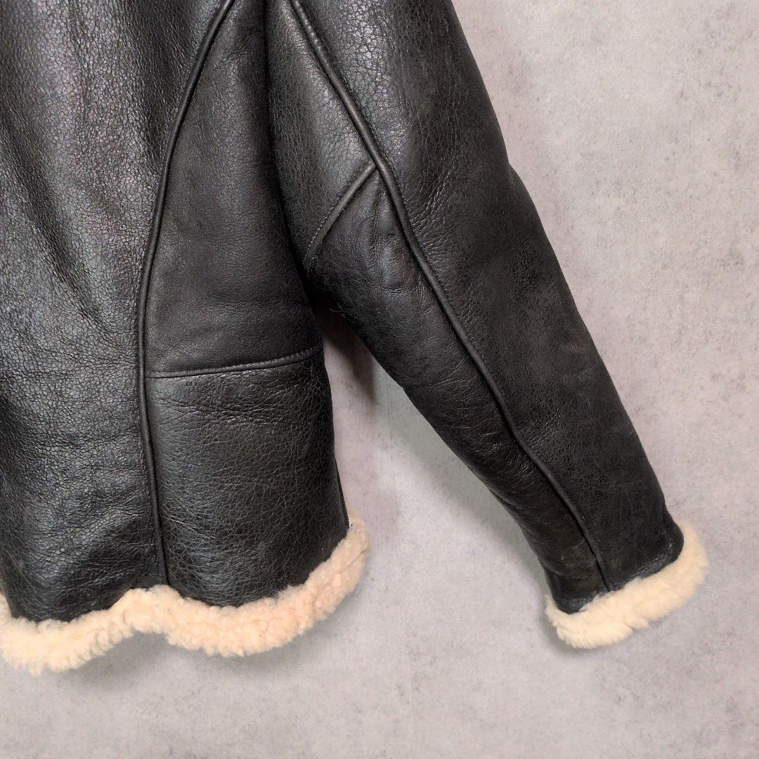 USA製 Schott 266SW ムートンジャケット 羊革 レディース M