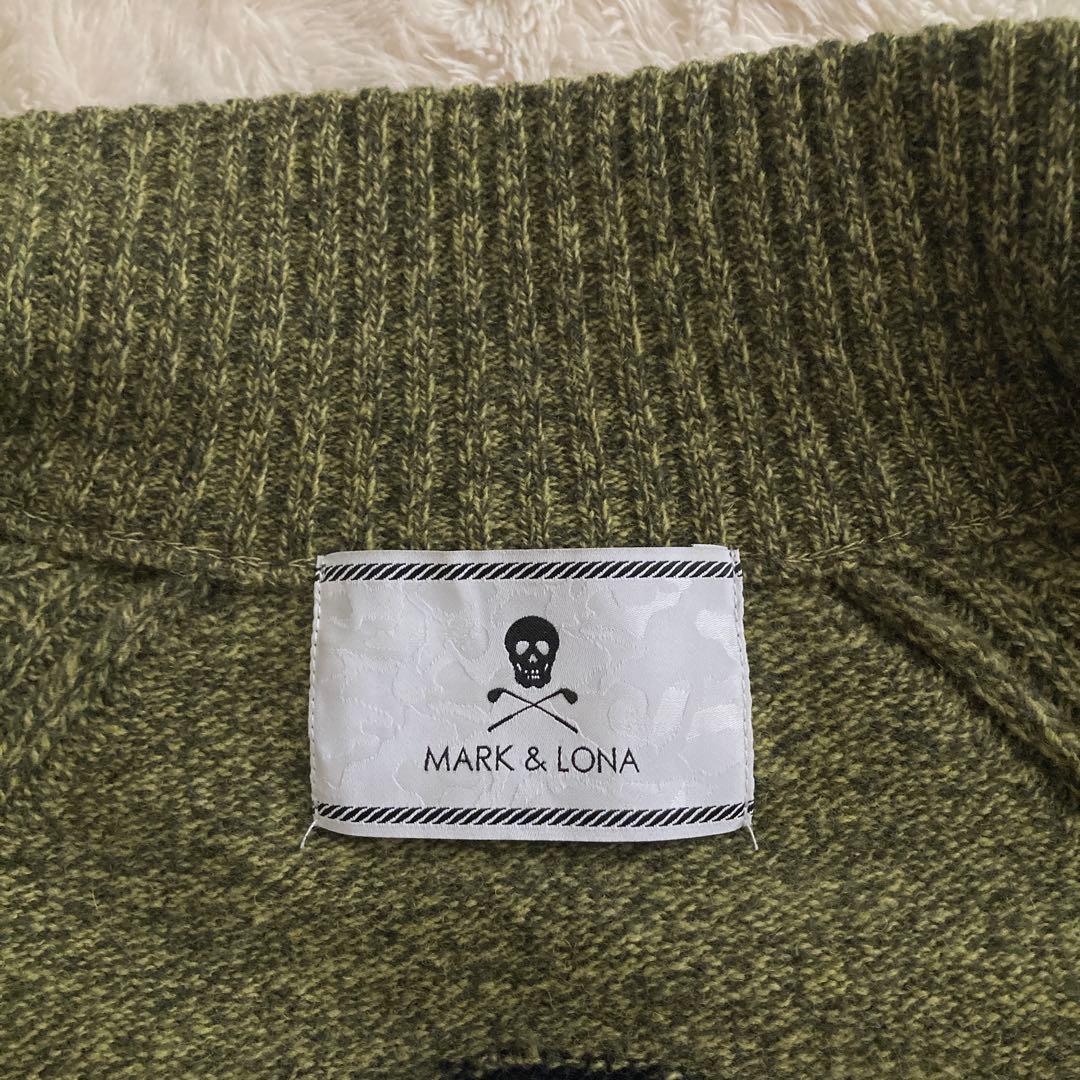 美品！MARK＆LONAマークアンドロナ　ジップアップ　セーター　S