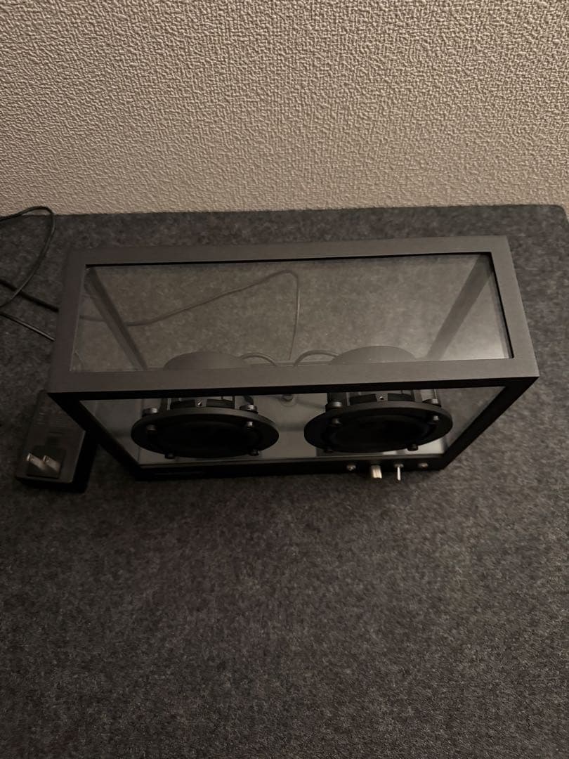 スピーカー・ウーファー Small Transparent Speaker Black