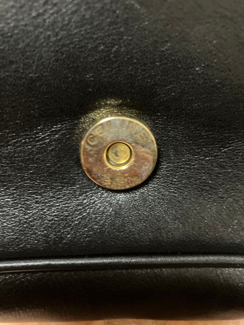 ブ*K様 セリーヌCELINE トリオンフチェーンショルダーバッグ。ヴィンテージ