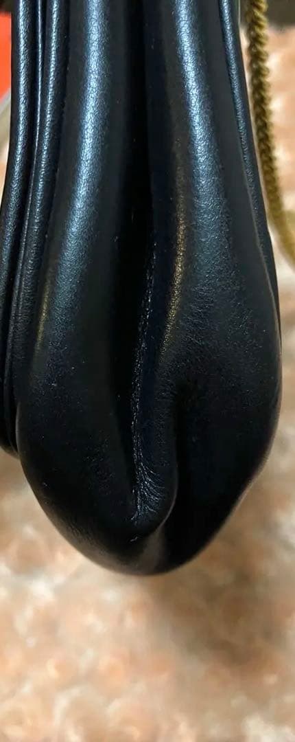 ブ*K様 セリーヌCELINE トリオンフチェーンショルダーバッグ。ヴィンテージ