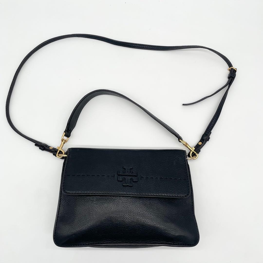 Tory Burch 2wayショルダーバッグ　ハンドバッグ　レザー　フラップ