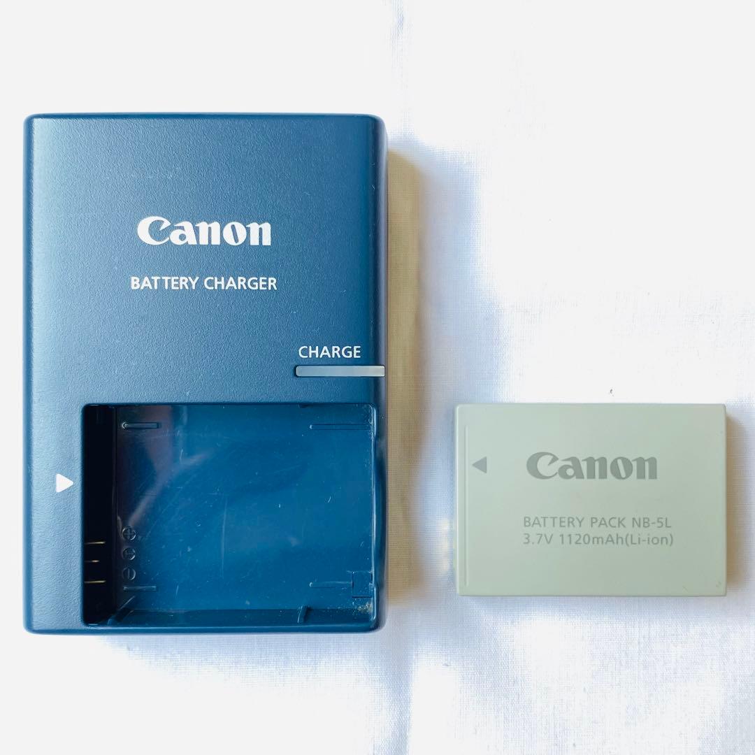 Canon キャノン IXY 800IS PC1176 シルバー デジカメ 中古