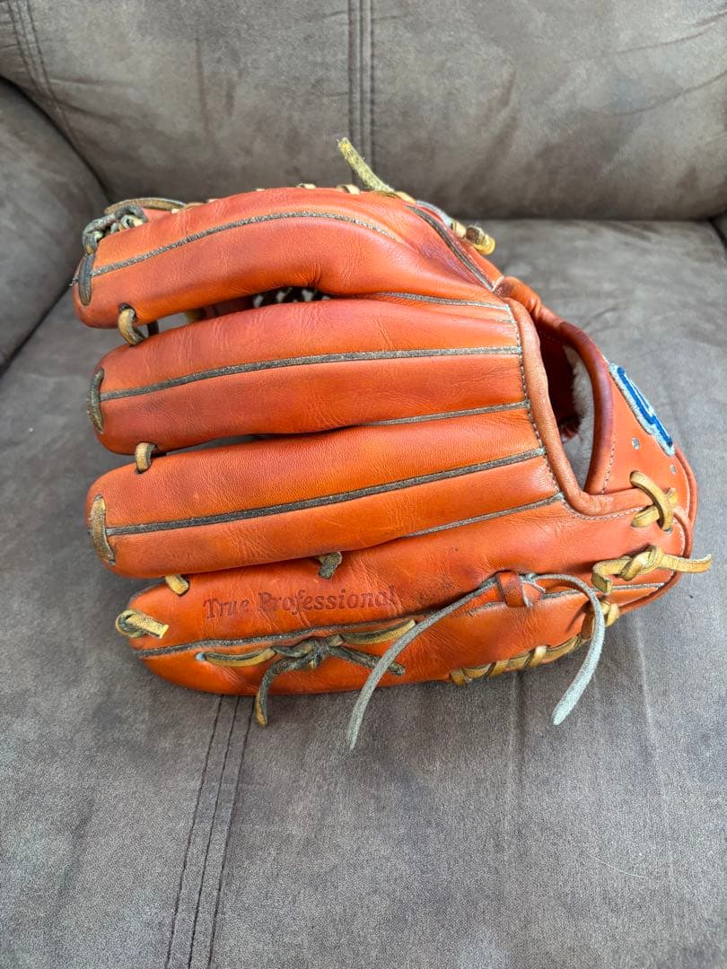 久保田スラッガー 硬式用野球グローブ オレンジ
