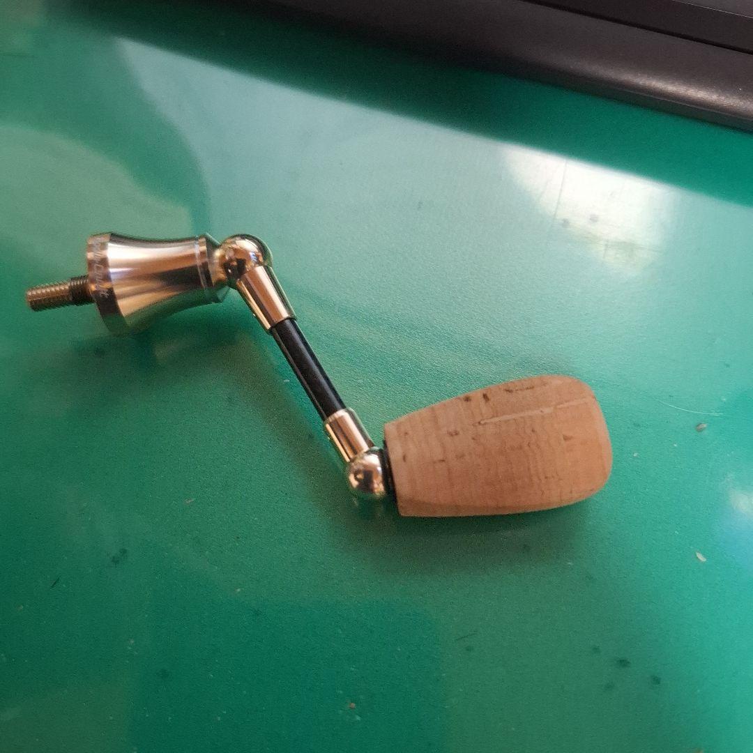 ロデオクラフト　RCシングルスピニングカーボンハンドル　４８㎜　シャンパン