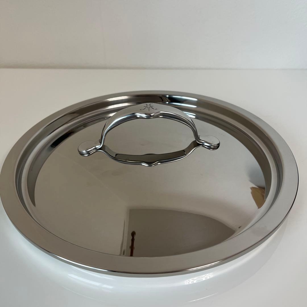 Hestan ステンレススチール マスターパン　２４㎝　スチーマー付き