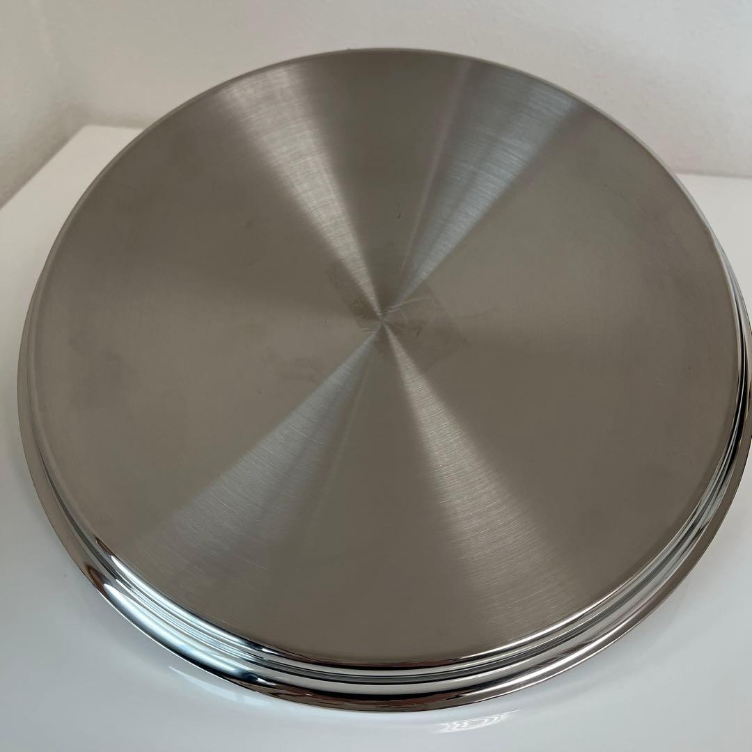 Hestan ステンレススチール マスターパン　２４㎝　スチーマー付き