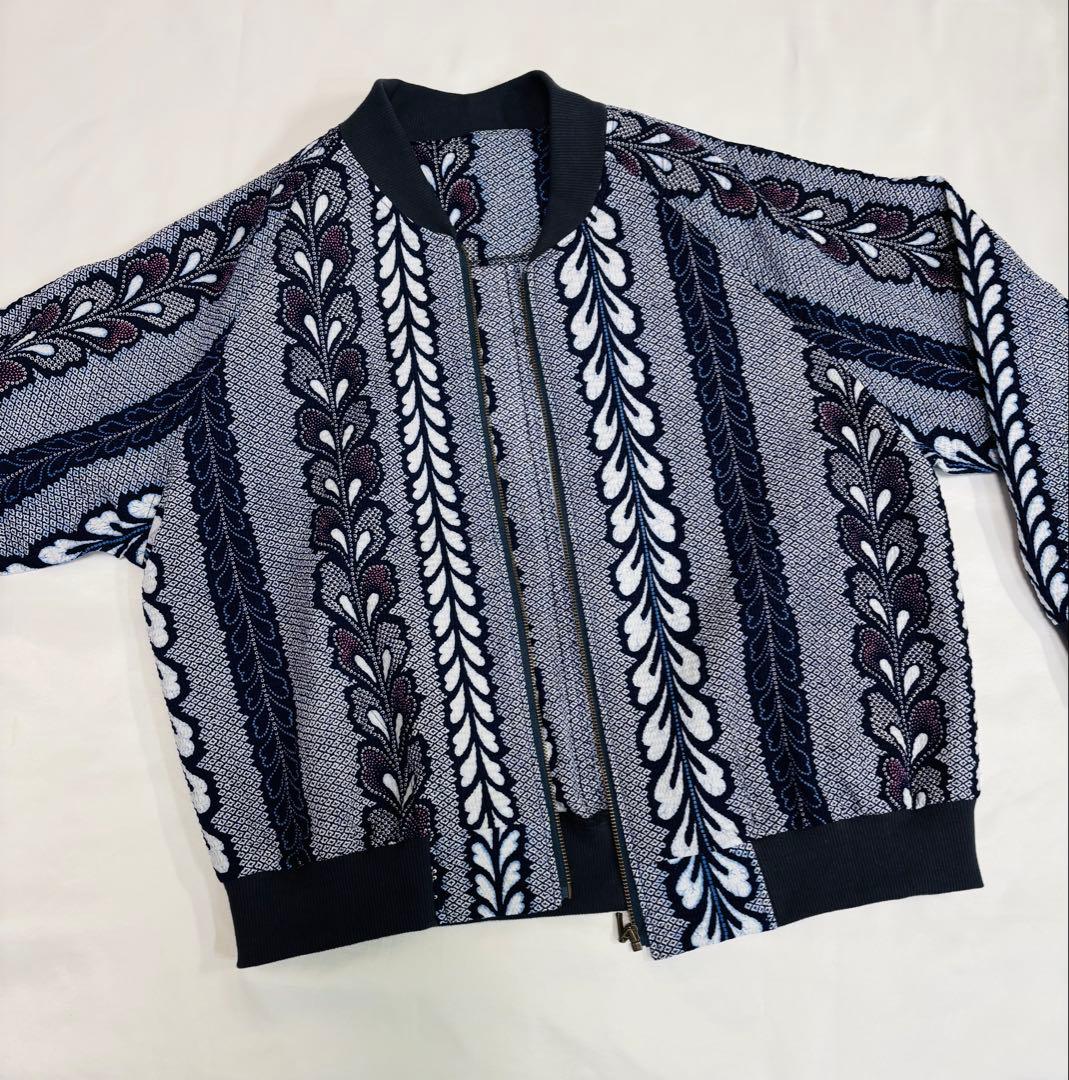 浴衣リメイク92番　有松鳴海絞り一重スカジャン風