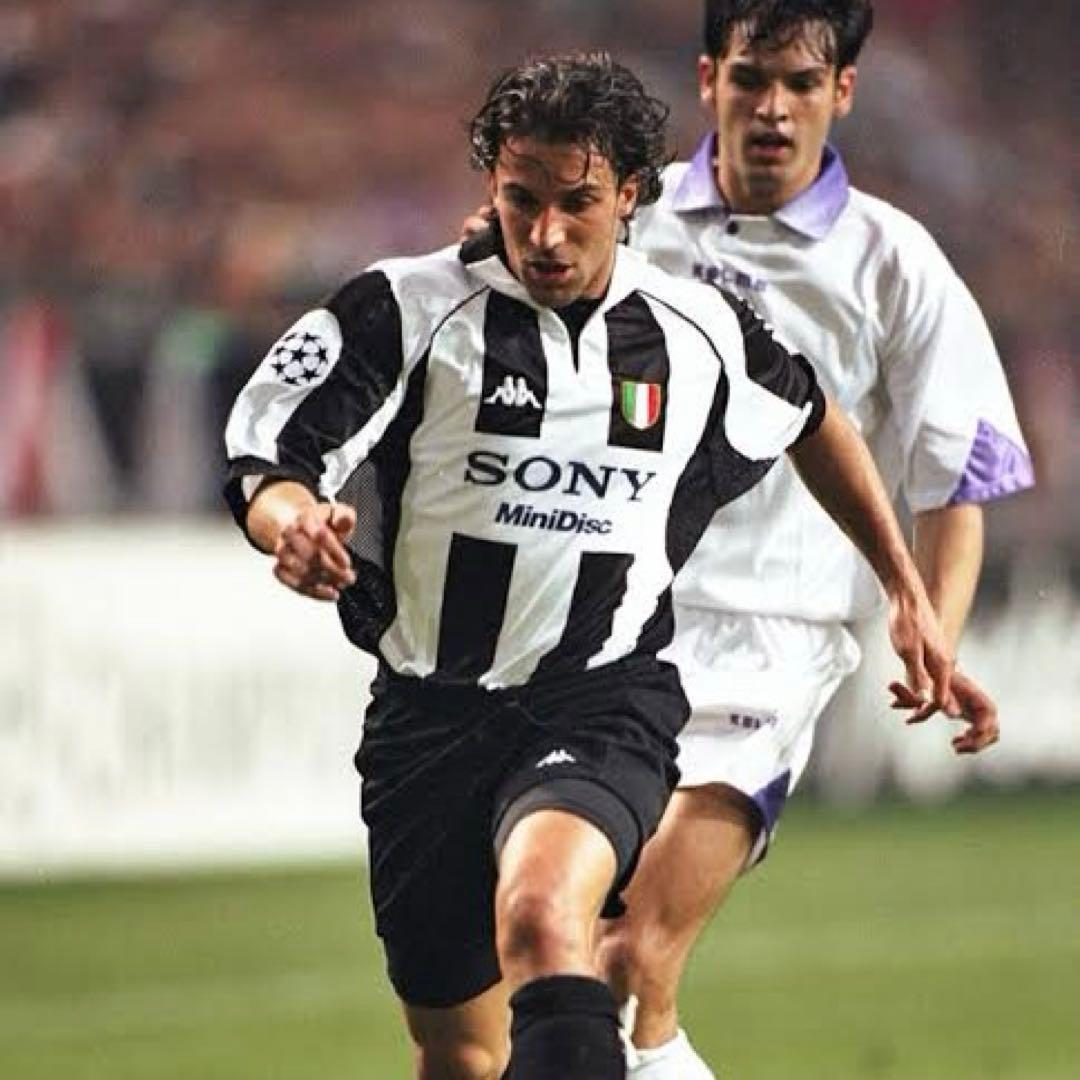 【★デルピエロ】 メンズ 97/98 ユベントス ホーム 半袖 10番 XL