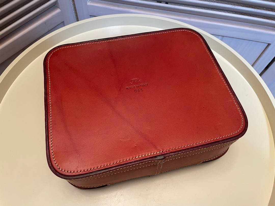 希少 フェリージ Felisi レザーウォッチボックス ウォッチケース